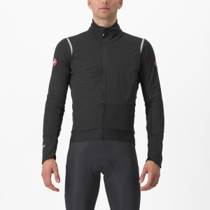 Geaca Barbati Castelli ALPHA DOPPIO ROS Negrii Argintii Albastru Deschis | 42GHLOWMC