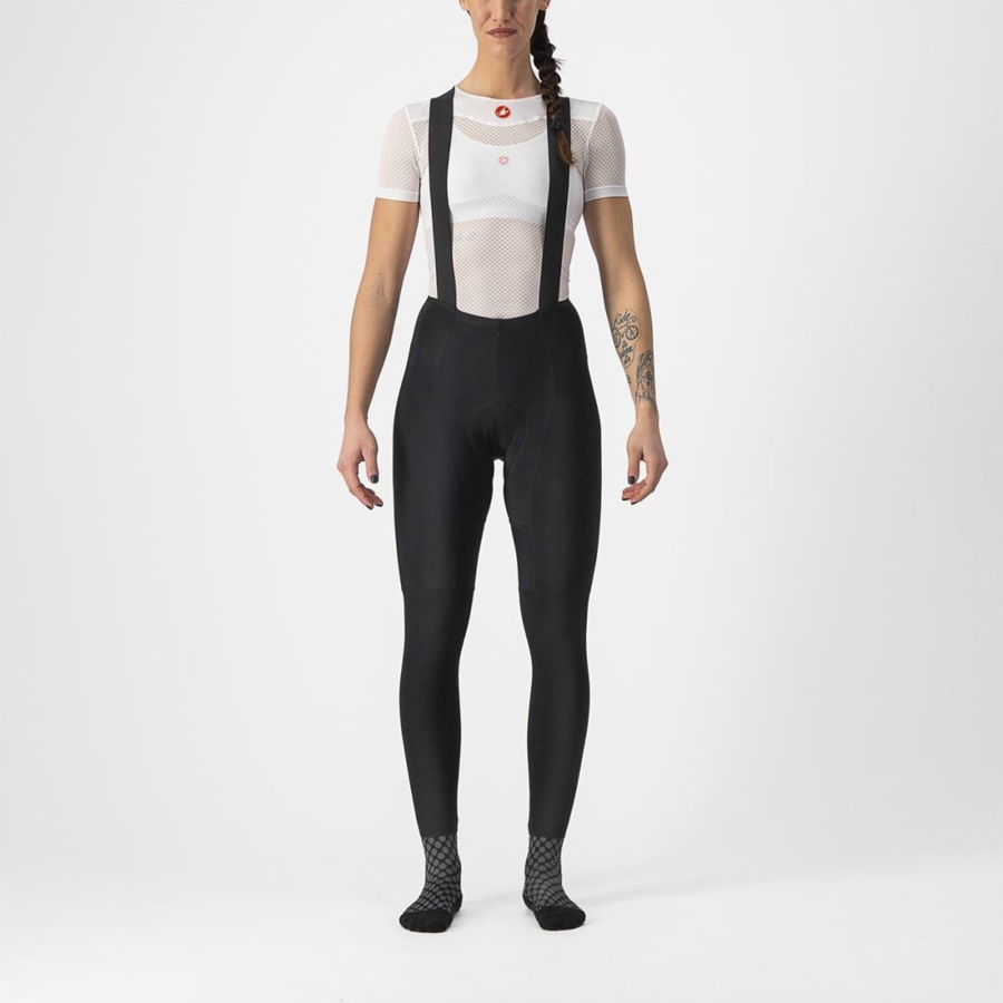 Colanti Cu Bretele Dama Castelli FREE AERO RC W DT Negrii | 15YVLJXFC