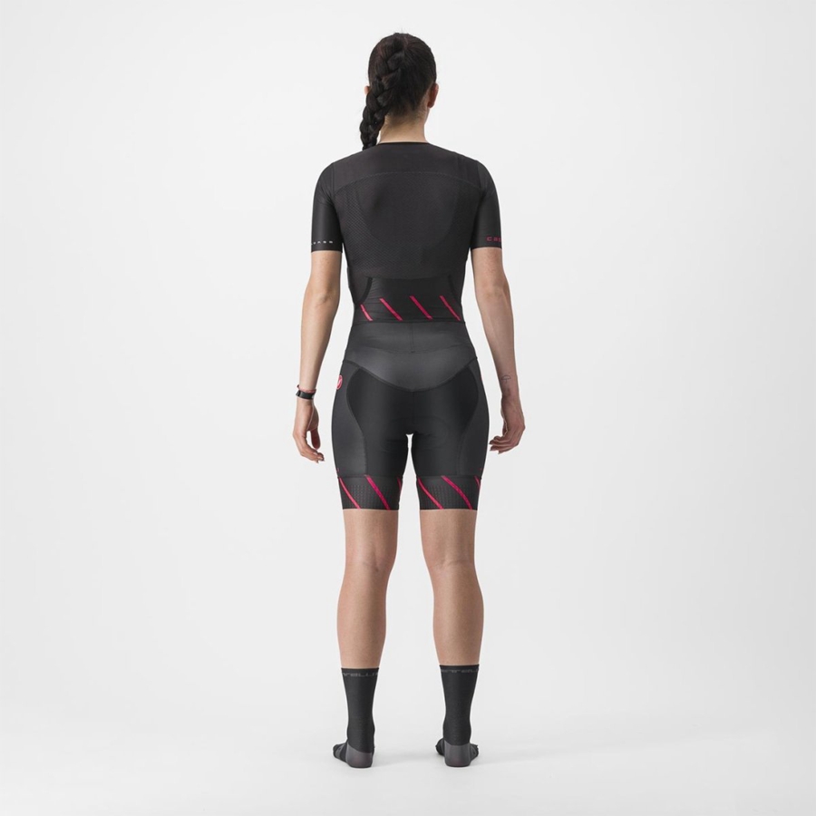 Costume Dama Castelli FREE SANREMO 2 W SHORT SLEEVE Negrii | 74CJLIGAR