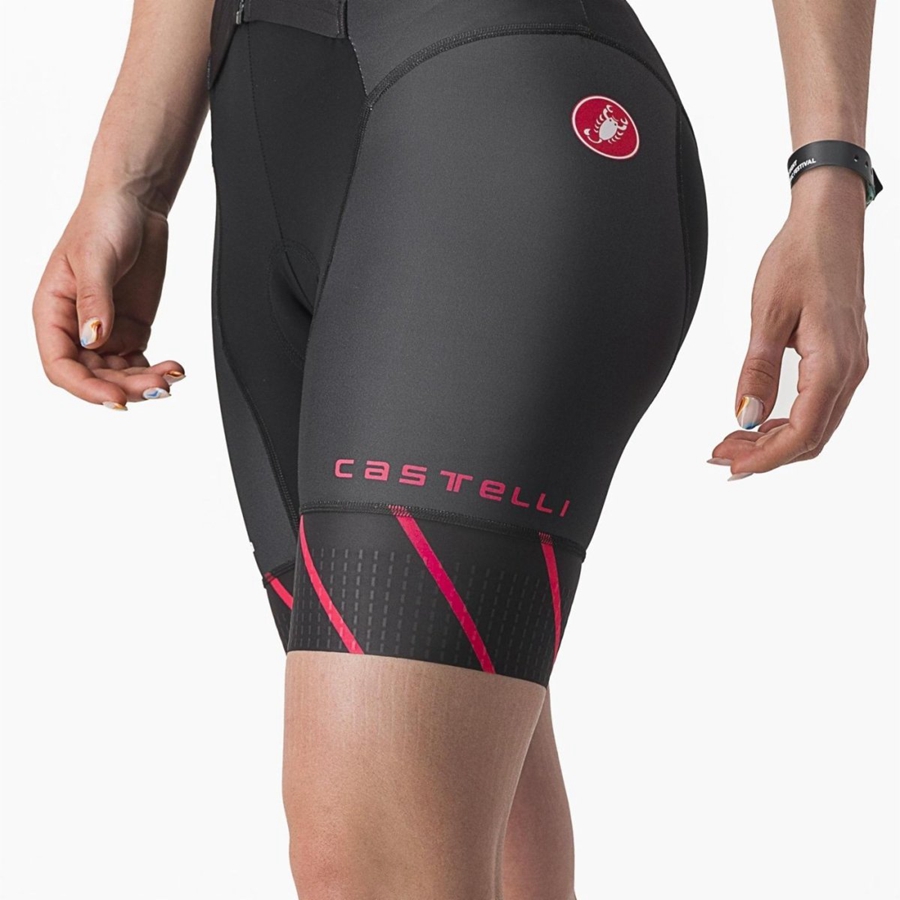 Costume Dama Castelli FREE SANREMO 2 W SHORT SLEEVE Negrii | 74CJLIGAR