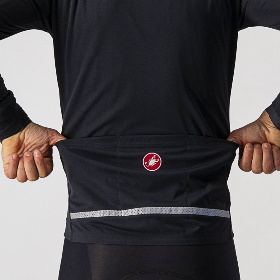 Geaca Barbati Castelli GO Negrii Albi | 19UNPIOQM