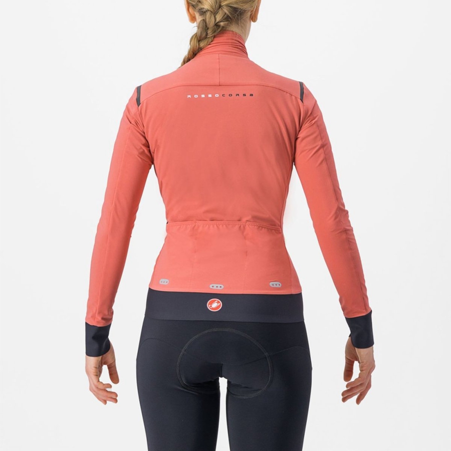 Geaca Dama Castelli ALPHA FLIGHT ROS W Rosii Negrii Negrii | 80IXRZPJE