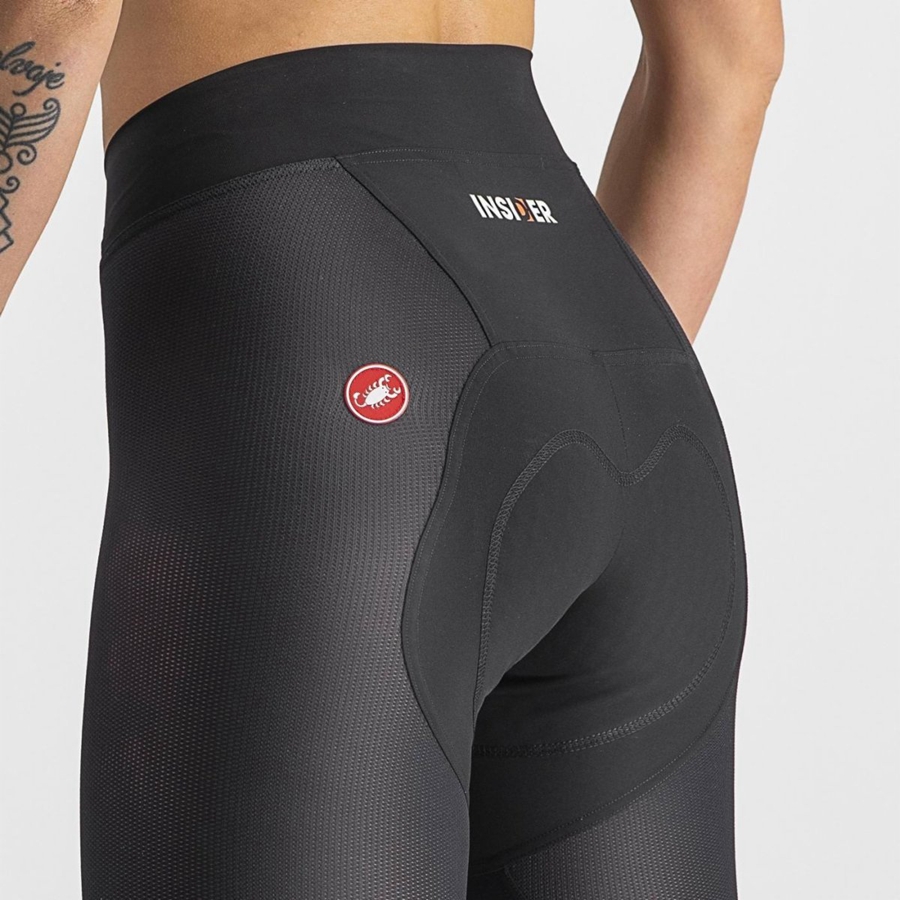 Pantaloni Scurti Dama Castelli INSIDER W Negrii | 37VLAGBUS