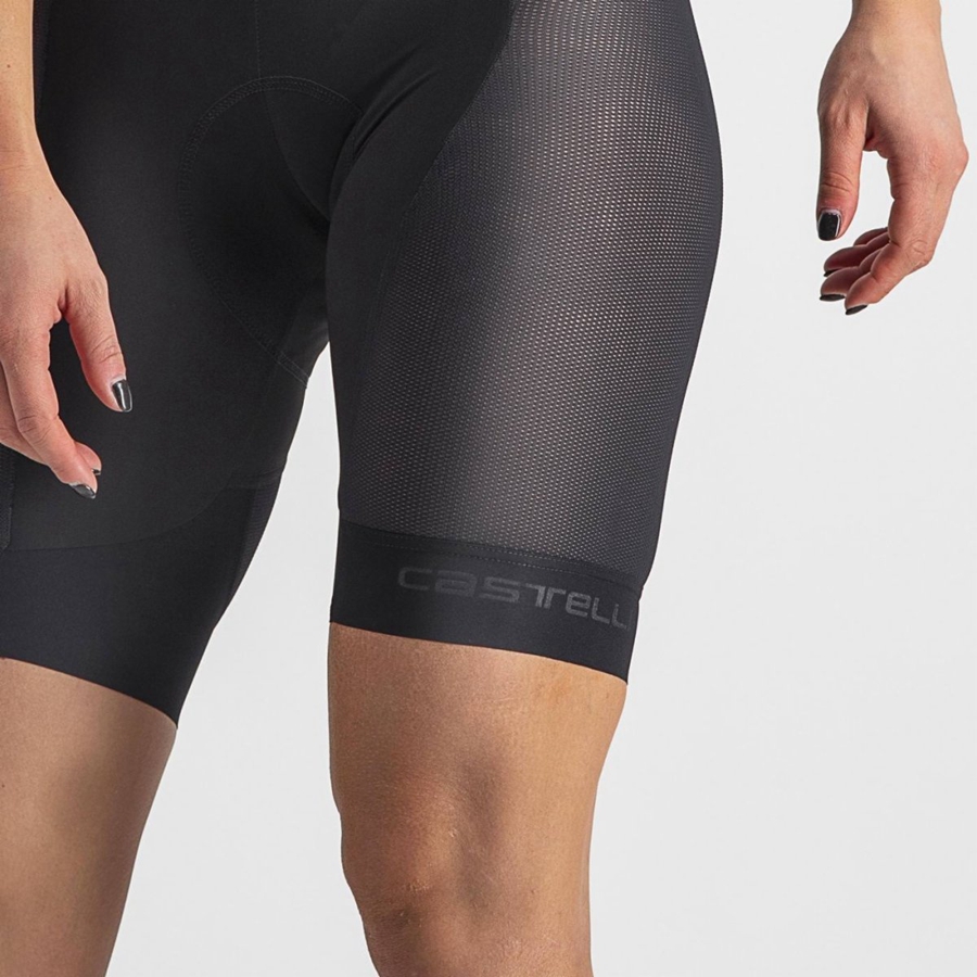 Pantaloni Scurti Dama Castelli INSIDER W Negrii | 37VLAGBUS