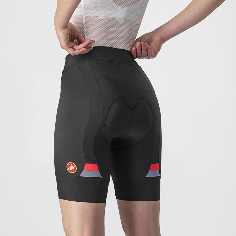 Pantaloni Scurti Dama Castelli PRIMA Negrii | 73SQMLDAH