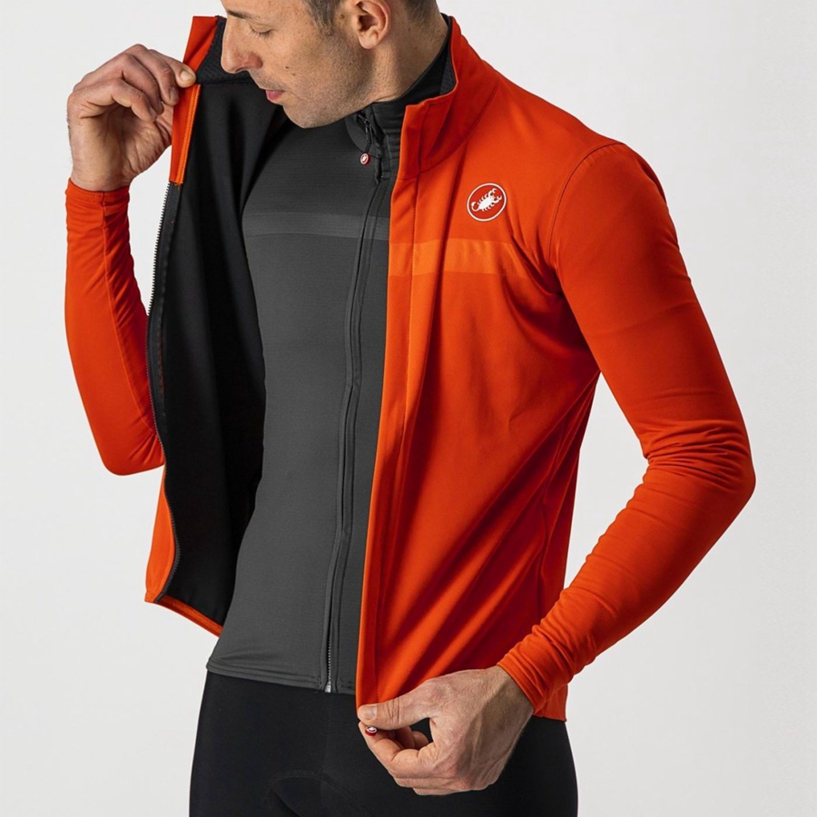 Protecţie Barbati Castelli GOCCIA Rosii | 79PSCHUDQ