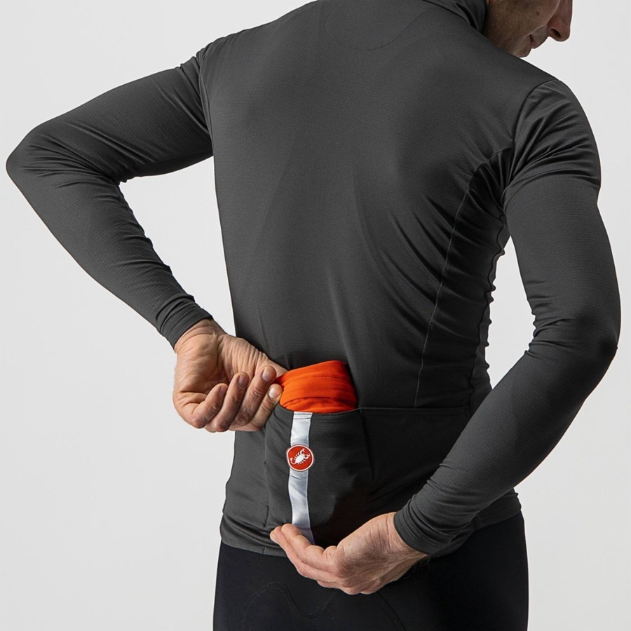 Protecţie Barbati Castelli GOCCIA Rosii | 79PSCHUDQ