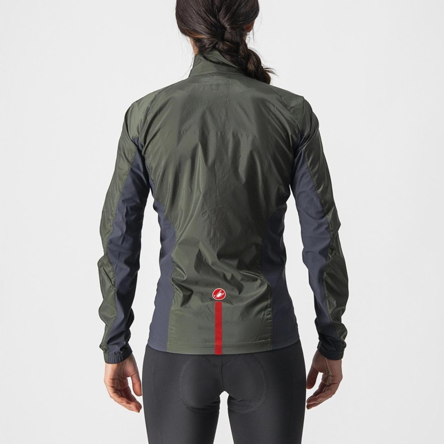 Protecţie Dama Castelli SQUADRA STRETCH W Verzi Gri Inchis | 67HVGACSE