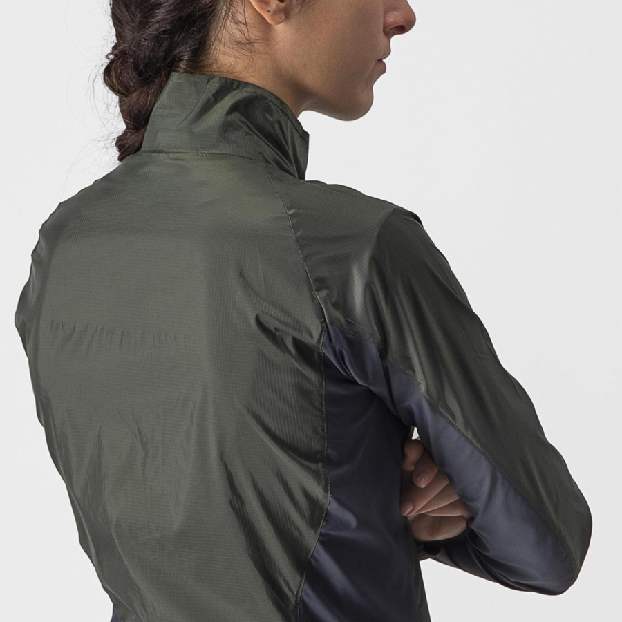 Protecţie Dama Castelli SQUADRA STRETCH W Verzi Gri Inchis | 67HVGACSE