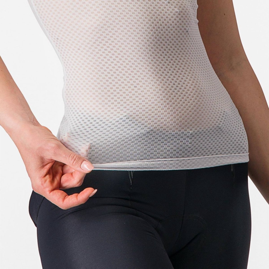 Strat De Baza Dama Castelli PRO MESH W SLEEVELESS Albi | 63CRGEWXF