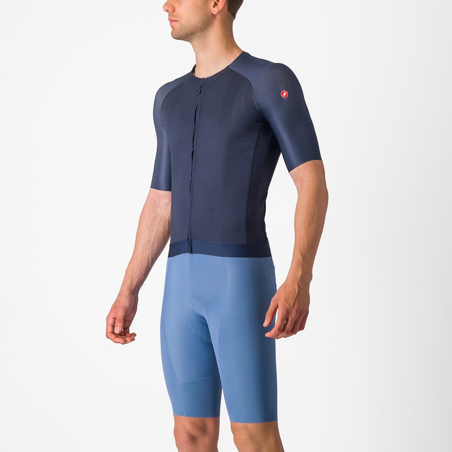 Tricou Barbati Castelli AERO RACE 7.0 Albastri | 82ISCPATK