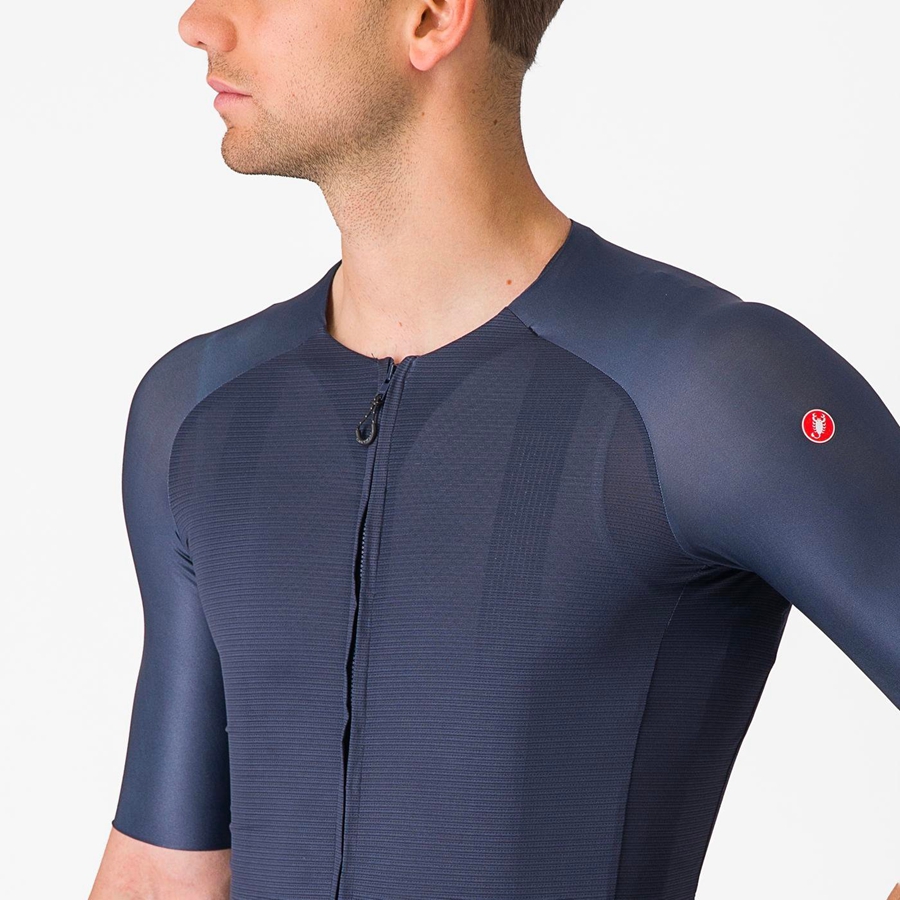Tricou Barbati Castelli AERO RACE 7.0 Albastri | 82ISCPATK