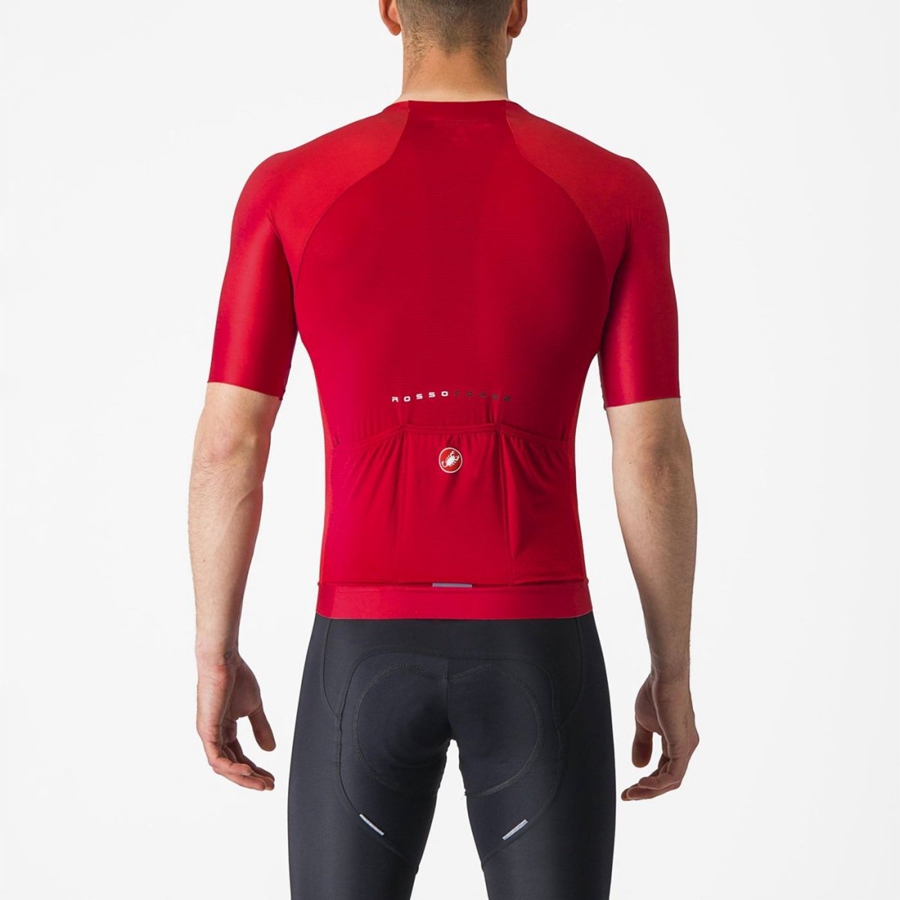 Tricou Barbati Castelli AERO RACE 7.0 Rosii | 39WOVZXJG