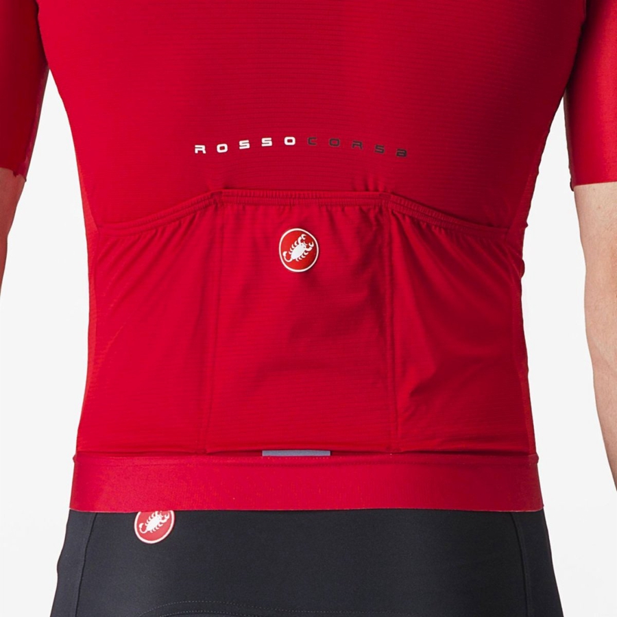 Tricou Barbati Castelli AERO RACE 7.0 Rosii | 39WOVZXJG