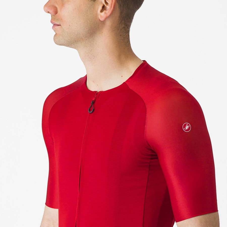 Tricou Barbati Castelli AERO RACE 7.0 Rosii | 39WOVZXJG