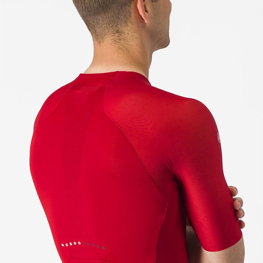 Tricou Barbati Castelli AERO RACE 7.0 Rosii | 39WOVZXJG