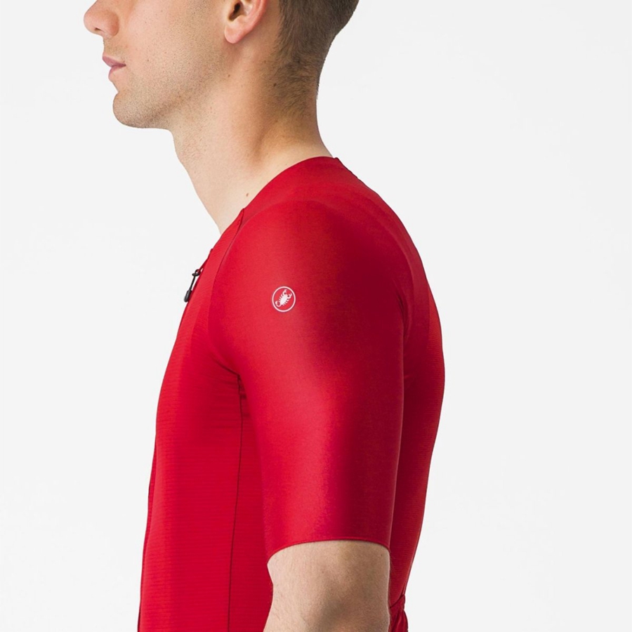 Tricou Barbati Castelli AERO RACE 7.0 Rosii | 39WOVZXJG