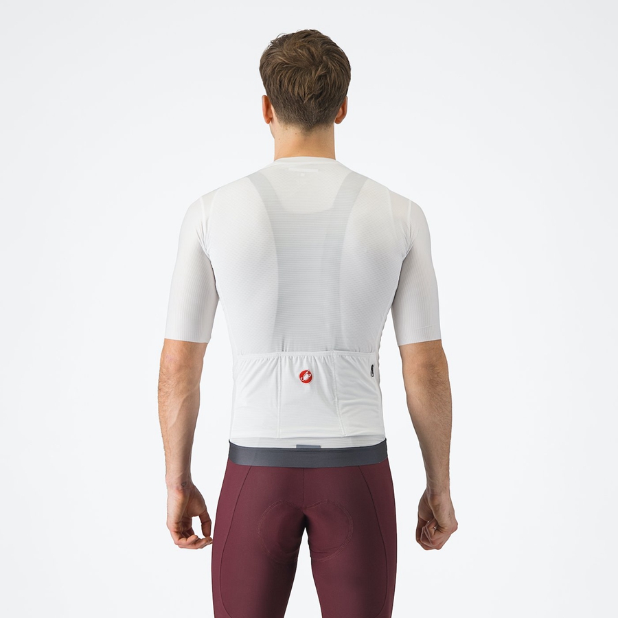 Tricou Barbati Castelli ESPRESSO Albi Gri Inchis | 81CRGPDYB
