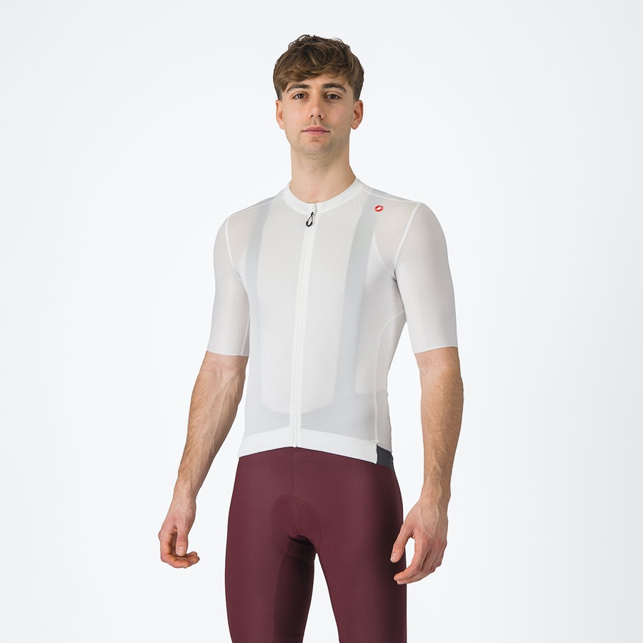 Tricou Barbati Castelli ESPRESSO Albi Gri Inchis | 81CRGPDYB
