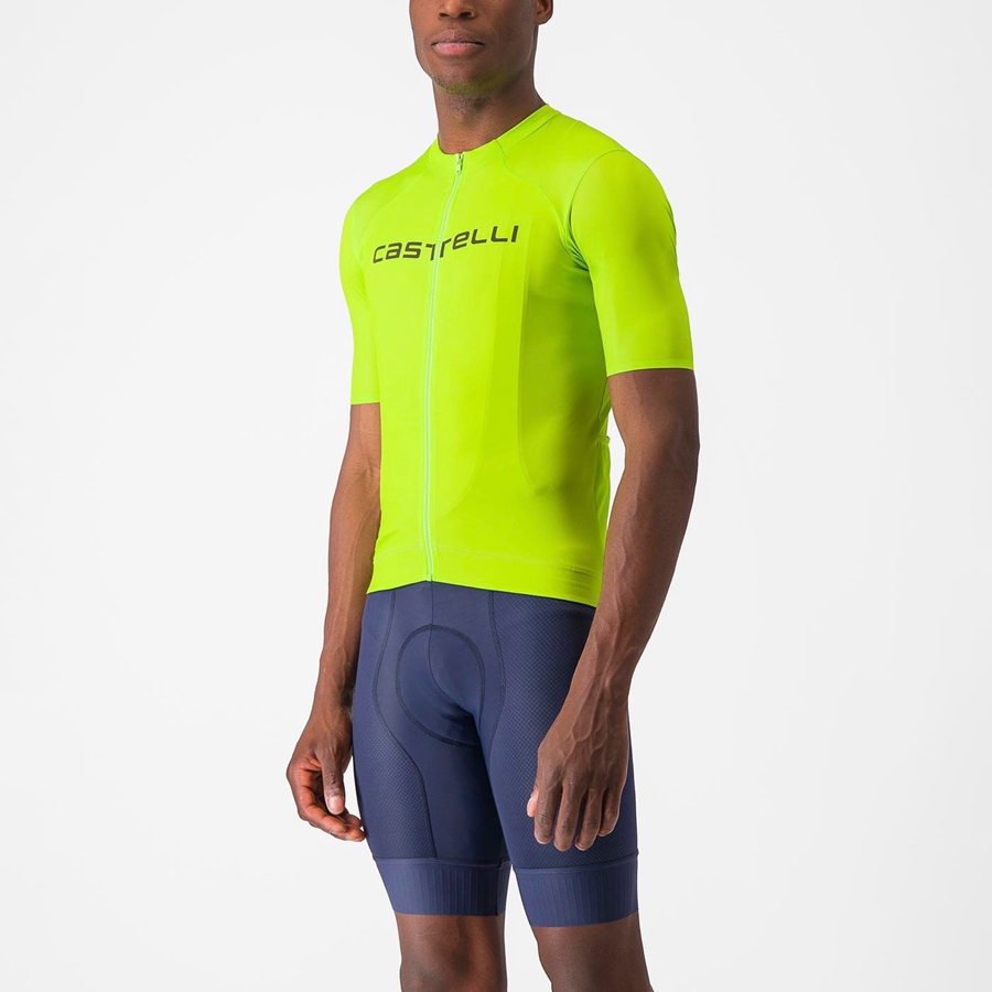 Tricou Barbati Castelli PROLOGO LITE Verzi Deschis Verzi Inchis | 52TEVYWKM