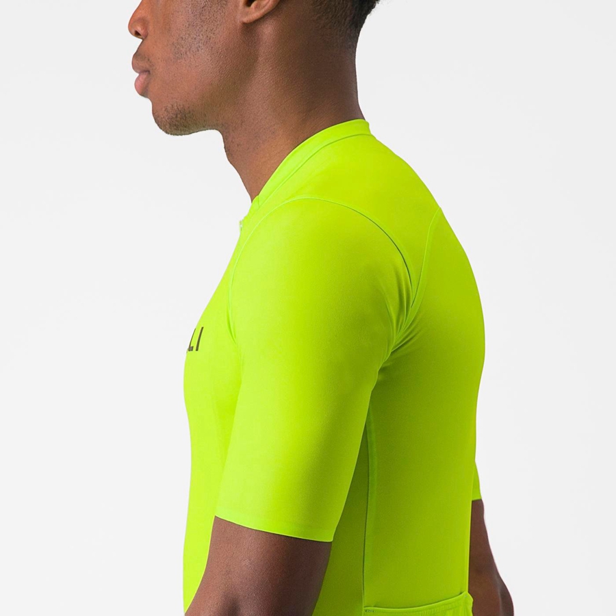 Tricou Barbati Castelli PROLOGO LITE Verzi Deschis Verzi Inchis | 52TEVYWKM