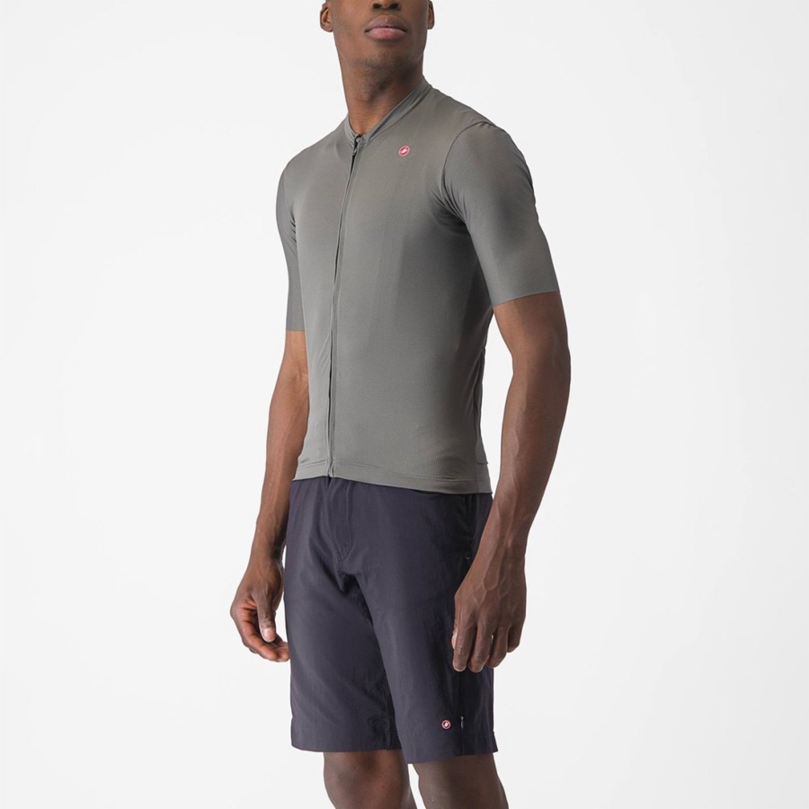 Tricou Barbati Castelli UNLIMITED ENTRATA 2 Gri | 06XTLVHSE
