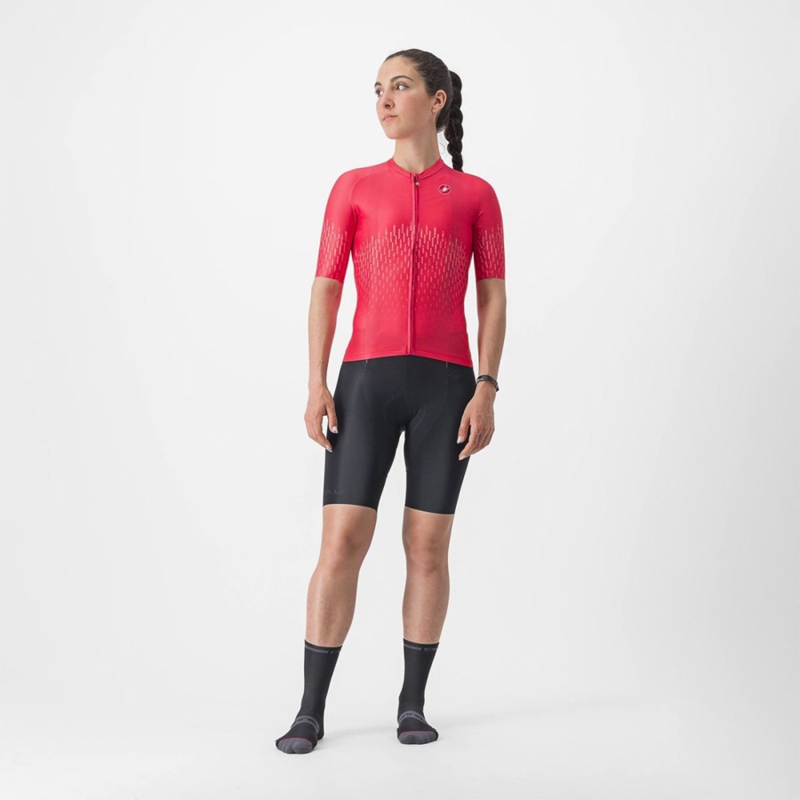 Tricou Dama Castelli AERO PRO W Rosii | 41UBJYTPZ