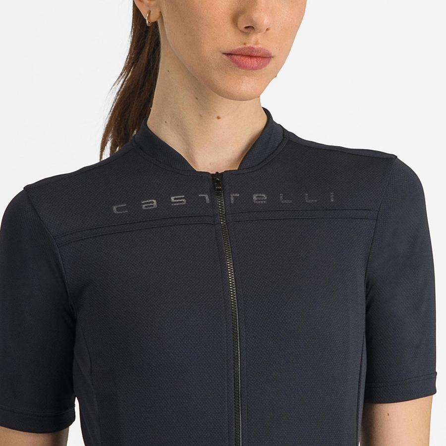Tricou Dama Castelli ANIMA 4 Negrii | 07QFXKSTO