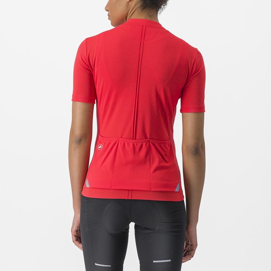 Tricou Dama Castelli ANIMA 4 Rosii | 23KGSOWDE