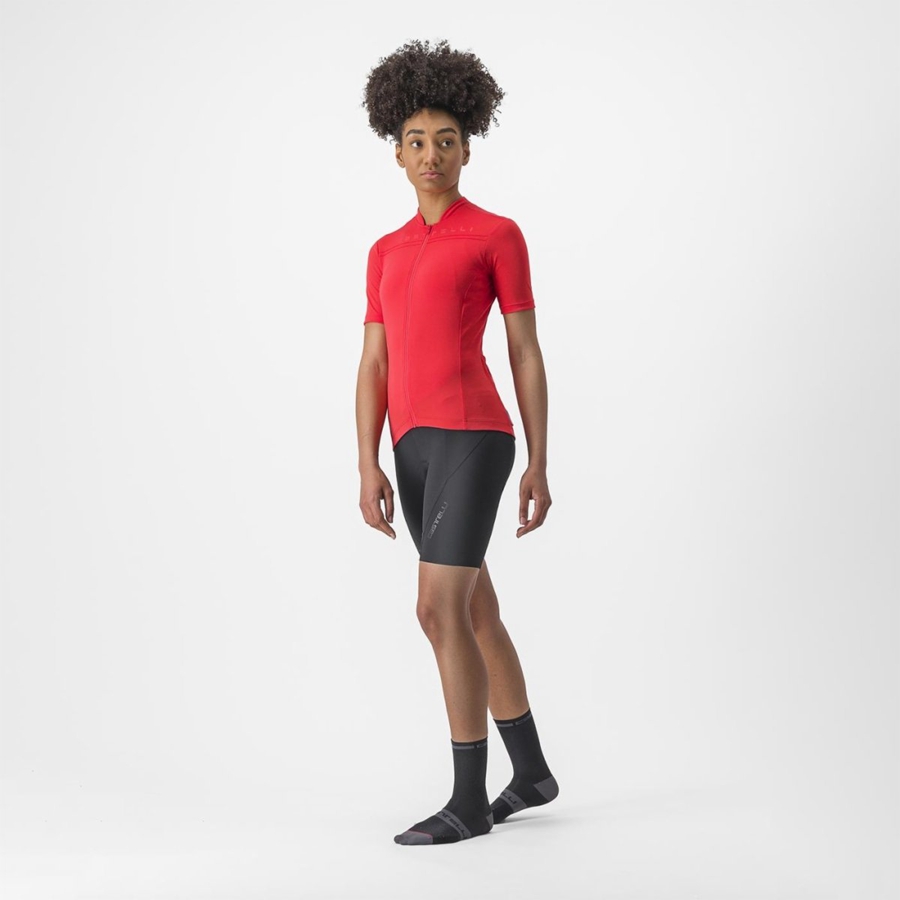 Tricou Dama Castelli ANIMA 4 Rosii | 23KGSOWDE