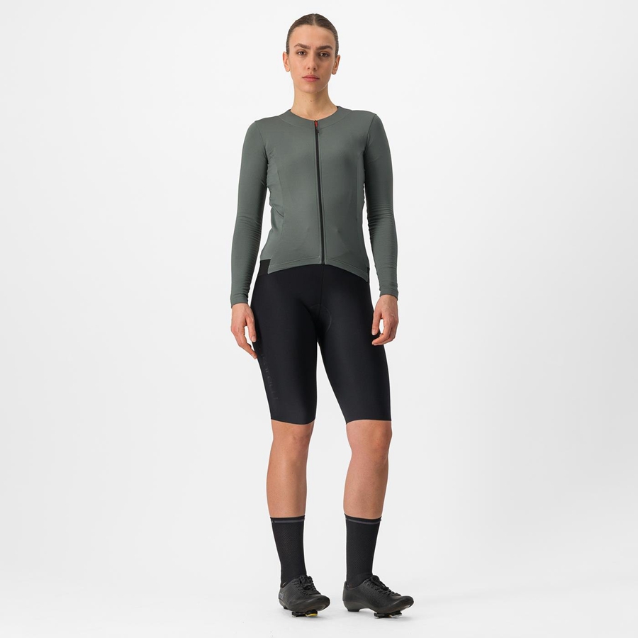 Tricou Dama Castelli FLY LS W Gri | 12SVJIOWX