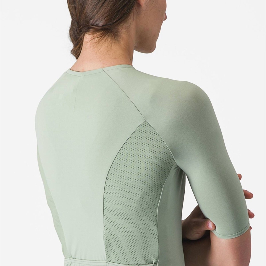 Tricou Dama Castelli VELOCISSIMA 2 Verzi Albastri | 18SGRJEWV