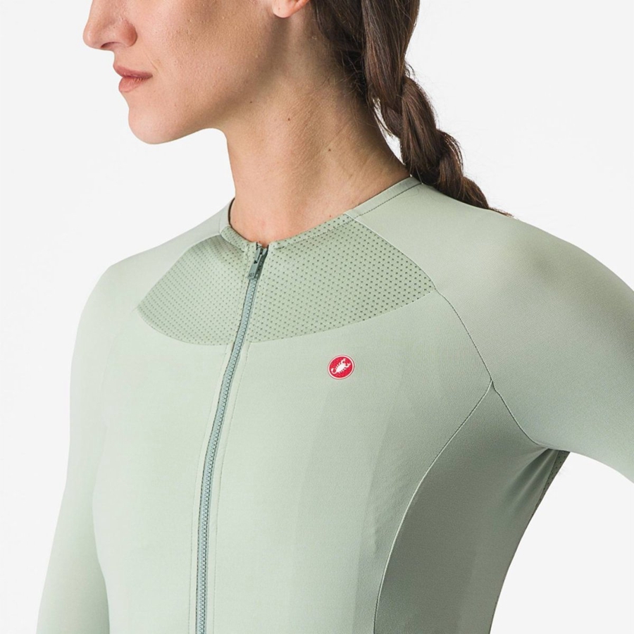 Tricou Dama Castelli VELOCISSIMA 2 Verzi Albastri | 18SGRJEWV