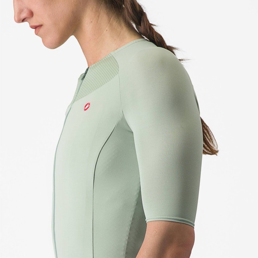 Tricou Dama Castelli VELOCISSIMA 2 Verzi Albastri | 18SGRJEWV