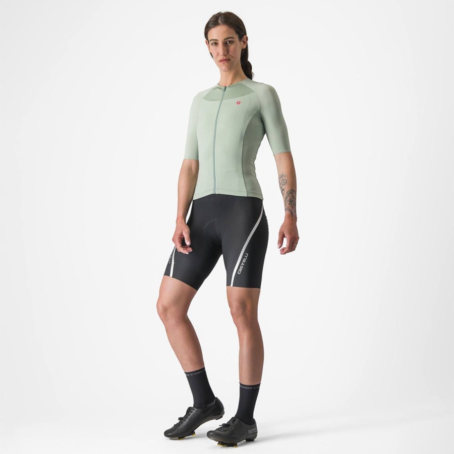 Tricou Dama Castelli VELOCISSIMA 2 Verzi Albastri | 18SGRJEWV