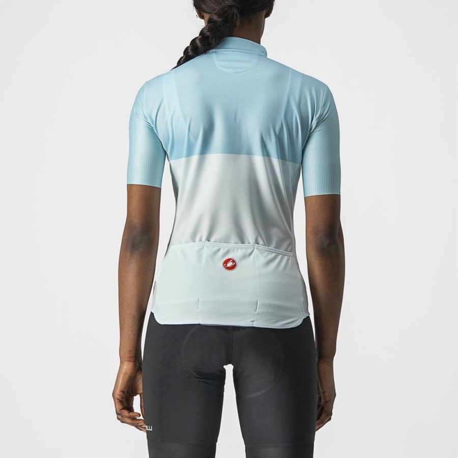 Tricou Dama Castelli VELOCISSIMA Albastru Deschis | 29UIJOCVX