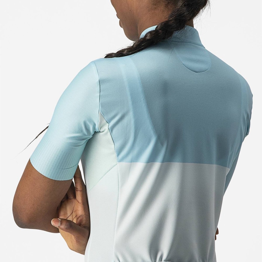 Tricou Dama Castelli VELOCISSIMA Albastru Deschis | 29UIJOCVX